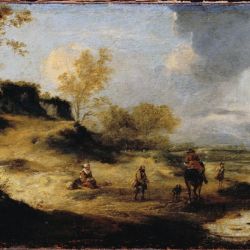 Sandhills with Figures